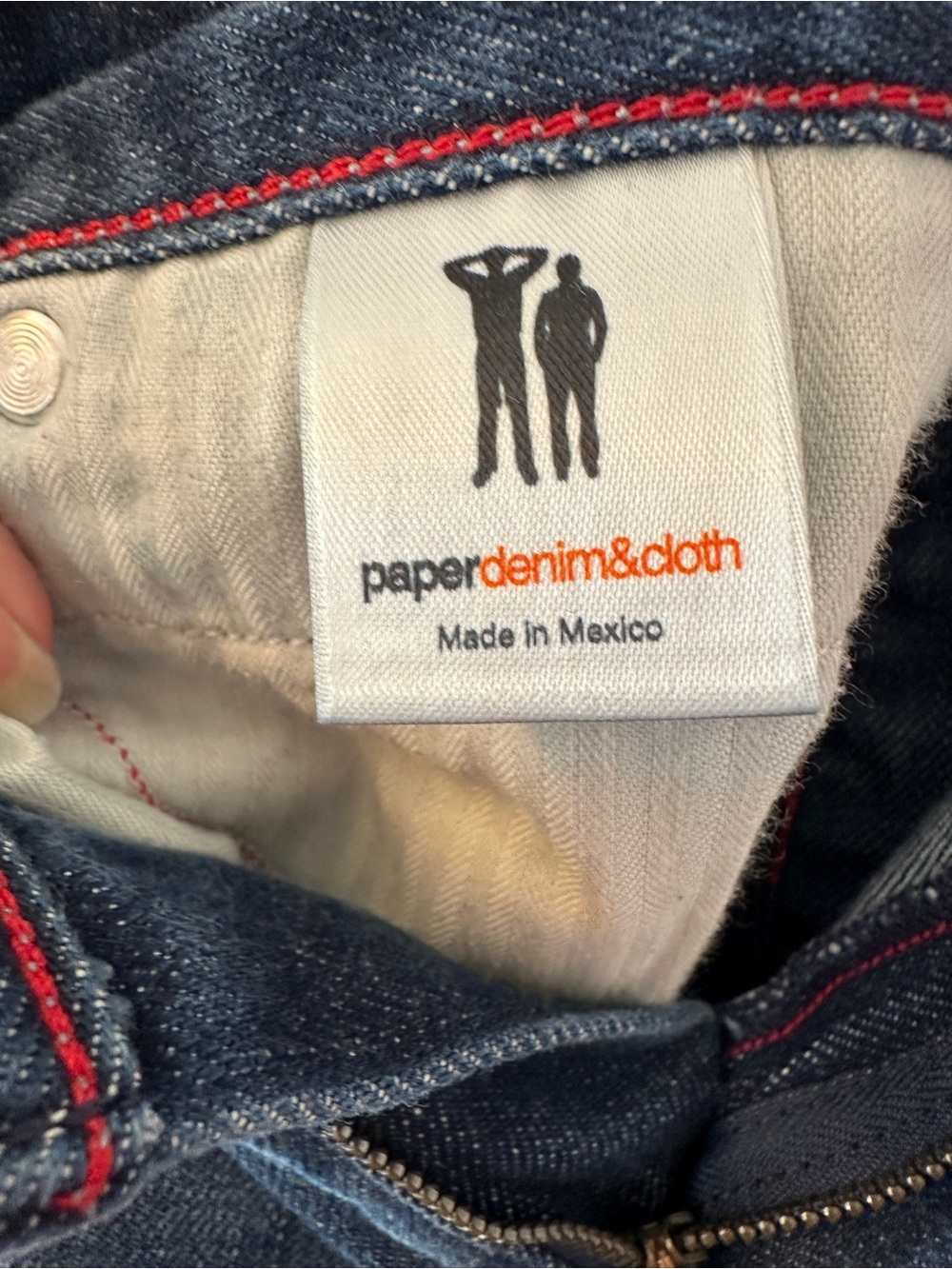 Paper Denim & Cloth Dark Blue Flare Jeans size 31 (Mid-era vintage). - Picture 5 of 11